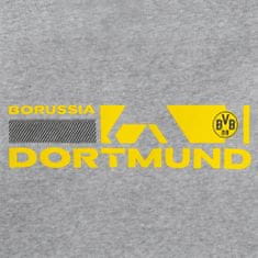 FAN SHOP SLOVAKIA Mikina Borussia Dortmund, šedá, kapucňa, klokanie vrecko | XL