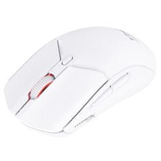 HyperX Bezdrátová počítačová myš Pulsefire Haste 2 Wireless optická/ 6 tlačítek/ 16000DPI - bílá