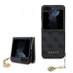 Guess Zadný kryt 4G Charm pre Samsung Galaxy Z Flip 5 Grey