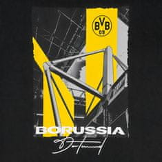 FAN SHOP SLOVAKIA Tričko Borussia Dortmund, čierne, bavlnené | S