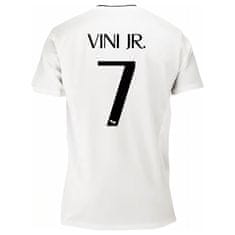 FAN SHOP SLOVAKIA Tričko Real Madrid FC, Vini Jr., biele | S