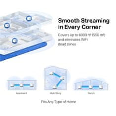 Mercusys Komplexný Wi-Fi systém Halo H30G (3-pack)