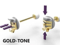 Jan KOS Pozlátené uzávery na náušnice STC-5000 / AU