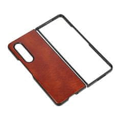 UNBRANDED BELINE ETUI LEATHER CASE SAMSUNG Z FLIP 3 BRĄZOWY/BROWN