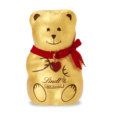 LINDT Zlatý Medvedík TEDDY Lindt, mliečná čokoláda 100 g