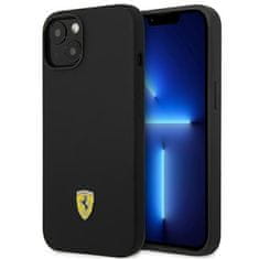 Ferrari FERRARI FEHCP14MSIBKK IPHONE 14 PLUS / 15 PLUS 6,7" ČIERNE/ČIERNE PEVNÉ PUZDRO SILIKÓNOVÉ KOVOVÉ LOGO