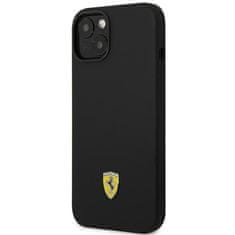 Ferrari FERRARI FEHCP14MSIBKK IPHONE 14 PLUS / 15 PLUS 6,7" ČIERNE/ČIERNE PEVNÉ PUZDRO SILIKÓNOVÉ KOVOVÉ LOGO