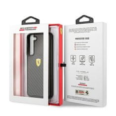 Ferrari FERRARI FEHCS22MFCAK S22+ S906 CZARNY/BLACK HARDCASE ON TRACK REAL CARBON