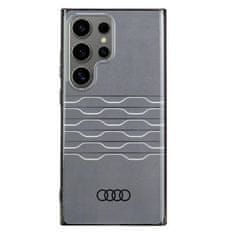 Audi PUZDRO S GEOMETRICKÝM VZOROM AUDI IML S24 ULTRA S928 ČIERNE/ČIERNE PEVNÉ PUZDRO AU-IMLS24U-A6/D3-BK