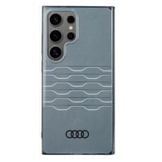 Audi PUZDRO S GEOMETRICKÝM VZOROM AUDI IML S24 ULTRA S928 ŠEDO/SIVÉ PEVNÉ PUZDRO AU-IMLS24U-A6/D3-GY