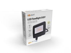 Solight LED reflektor Easy, 20W, 1600lm, 4000K, IP65, čierny