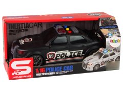 Lean-toys Policajné športové auto 1:16 Black Sound