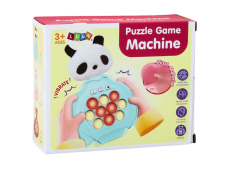 Lean-toys Pop-It Panda Plyšová arkádová konzola Vibračná senzorická hra