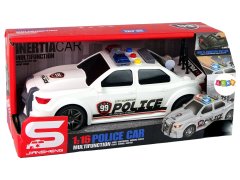 Lean-toys Policajné športové auto 1:16 White Sound