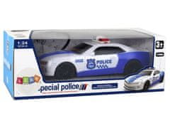 Lean-toys Policajné auto na diaľkové ovládanie 1:24