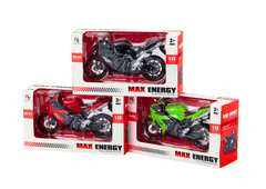 Lean-toys Motocykel Športový motocykel 1:12 Figúrka Zberateľský model Racer Mix