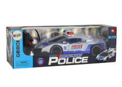 Lean-toys Policajné športové auto na diaľkové ovládanie RC v mierke 1:16