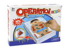 Lean-toys Vzdelávacia hra Operácia malý lekár pacient