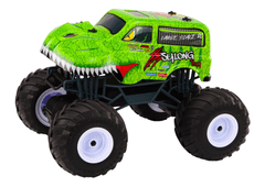 Lean-toys 2.4G RC 1:12 terénne auto Dinosaur Green