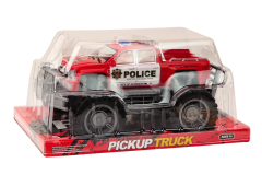 Lean-toys Policajné auto Pickup Červené terénne policajné auto