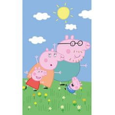 Carbotex Uterák na ruky Peppa Pig Family, uterák na tvár, uterák 30x50 cm