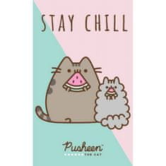 Carbotex Pusheen Stay Chill uterák na ruky, uterák na tvár, uterák 30x50 cm