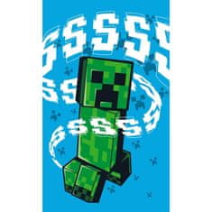 Carbotex Minecraft Hissing Creeper uterák na tvár uterák, uterák 30x50cm