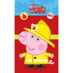 Carbotex Uterák Peppa Pig Fireman, uterák na tvár, uterák 30x50 cm