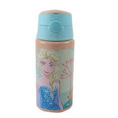 GIM Hliníková fľaša Disney Frozen Adventure s háčikom 500 ml