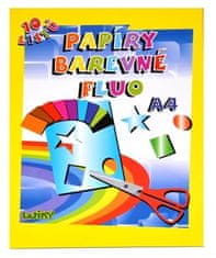 Wiky Papier farebný A4 Fluo 10listov