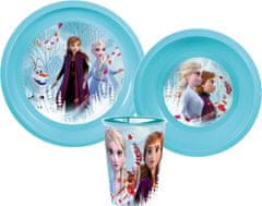 Stor Jedálenský set Disney Frozen, plastový set