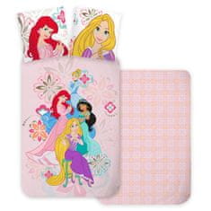 BrandMac Prikrývka na posteľ Disney Princesses Bloom 140×200 cm, 70×90 cm