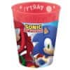 Sonic the Hedgehog Sonic a sündisznó Sega micro premium plastic cup set 4 pcs 250 ml