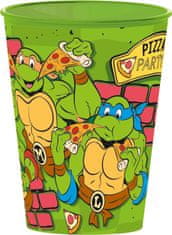 Stor Pohár na pizzu Teenage Mutant Ninja Turtles, plastový 260 ml