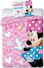 Primavera Detská prikrývka na posteľ Disney Minnie Sweet 100×135 cm, 40×60 cm