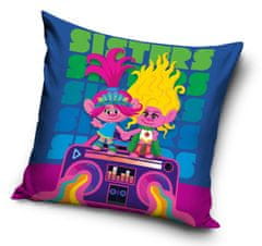 Carbotex Obliečka na vankúš Trolls Prime Music 40x40 cm Velvet