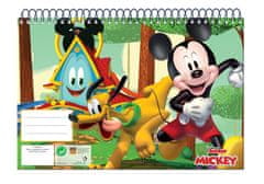 GIM Špirálový skicár Disney Mickey Fun Times A/4, 30 listov