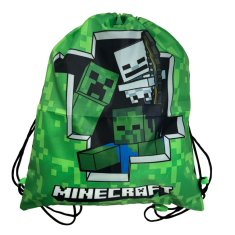 Fashion UK Športová taška Minecraft Creeper taška na telocvik 37 cm