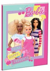 GIM Barbie Happy Thoughts B5 linkovaný zápisník 40 strán