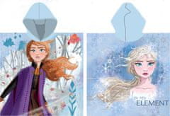 Disney Frozen Element plážová osuška pončo 55x110 cm (Fast Dry)