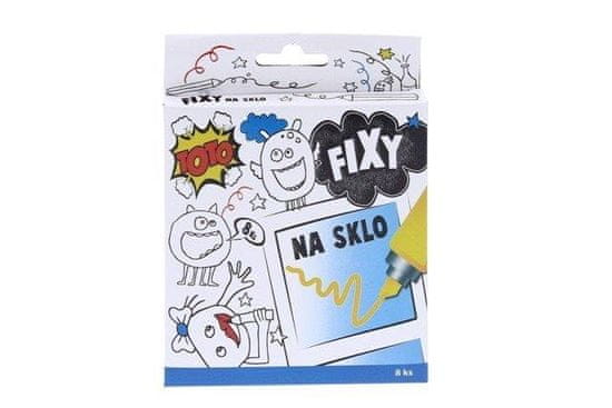 Wiky Fixky na sklo 8 farieb