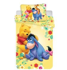 Jerry Fabrics Disney Macko Pú Eeyore Detská prikrývka na posteľ 100×135 cm, 40×60 cm