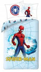 Halantex Prikrývka na posteľ Spiderman Light Blue 140×200cm, 70×90 cm