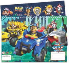 GIM Paw Patrol Dino Rescue A/4 špirálový skicár 40 listov s nálepkou