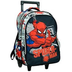 GIM Školská taška Spiderman Wall rolovacia, taška 46 cm