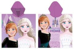 Disney Frozen Arendelle plážová osuška pončo 55x110 cm (Fast Dry)