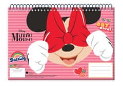 GIM Špirálový skicák Disney Minnie Wink A/4, 30 strán