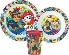 Stor Jedálenský set Paw Patrol, mikro plastový set, pohár 260 ml