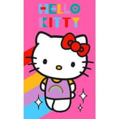 Carbotex Hello Kitty Rainbow uterák na ruky, uterák na tvár, uterák 30x50 cm