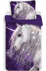 BrandMac Obliečková súprava Unicorn Purple 140×200cm, 70×90 cm